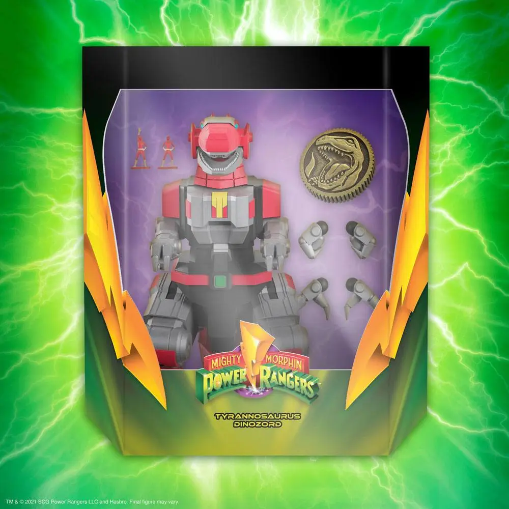 Mighty Morphin Power Rangers Ultimates Action Figure Tyrannosaurus Dinozord 20 cm termékfotó