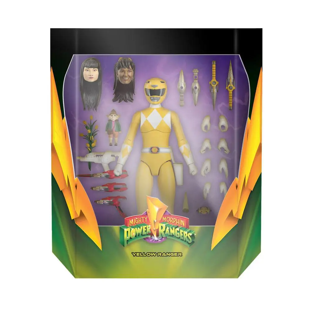 Mighty Morphin Power Rangers Ultimates Action Figure Yellow Ranger 18 cm termékfotó