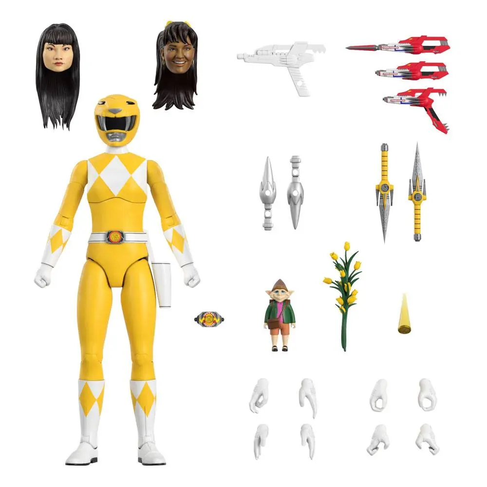 Mighty Morphin Power Rangers Ultimates Action Figure Yellow Ranger 18 cm termékfotó