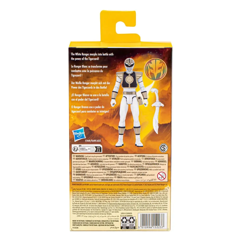 Mighty Morphin Power Rangers White Ranger akciófigura 15 cm termékfotó