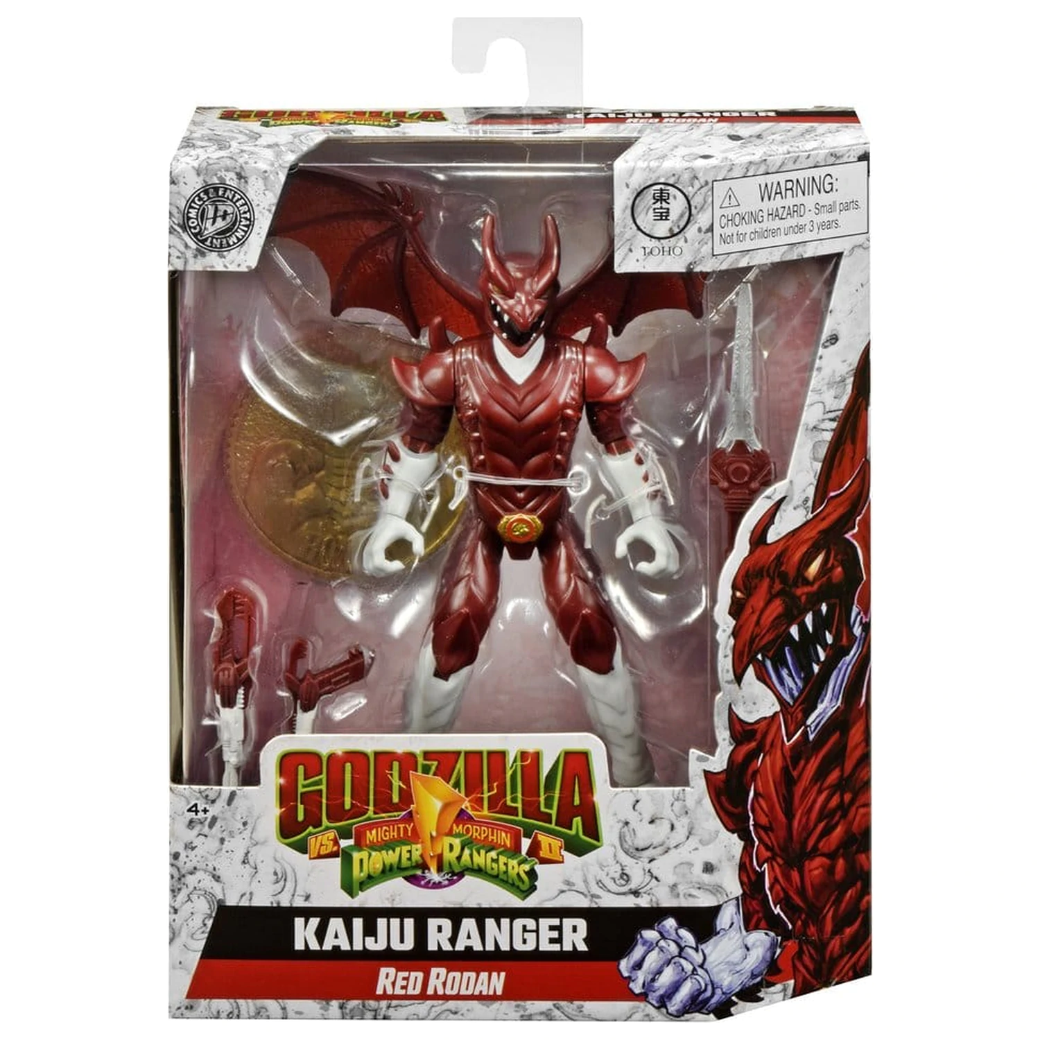 Mighty Morphin Power Rangers x Godzilla akciófigura Red Rodan termékfotó