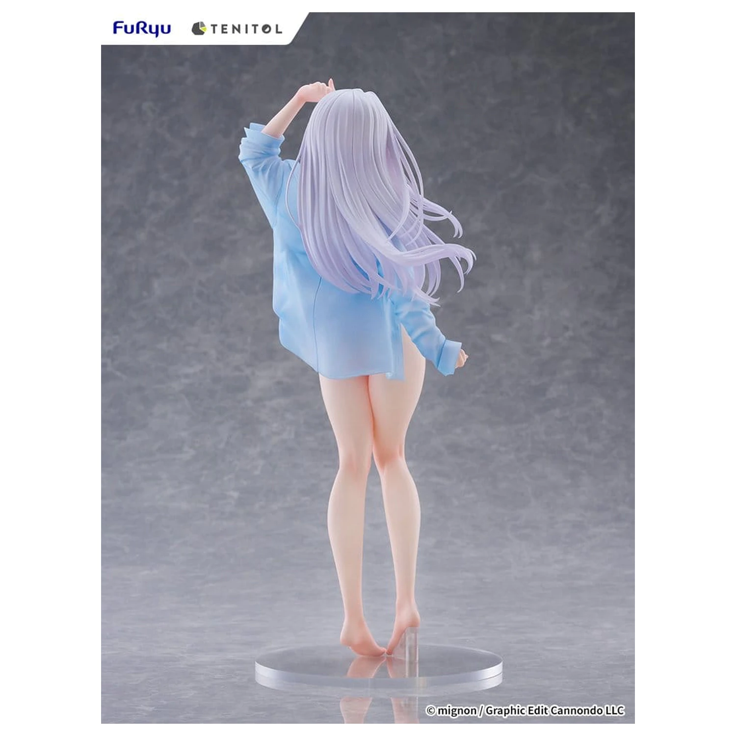 Mignon Works Tenitol Tall Shiro Swimsuit Ver. PVC figura 30 cm termékfotó