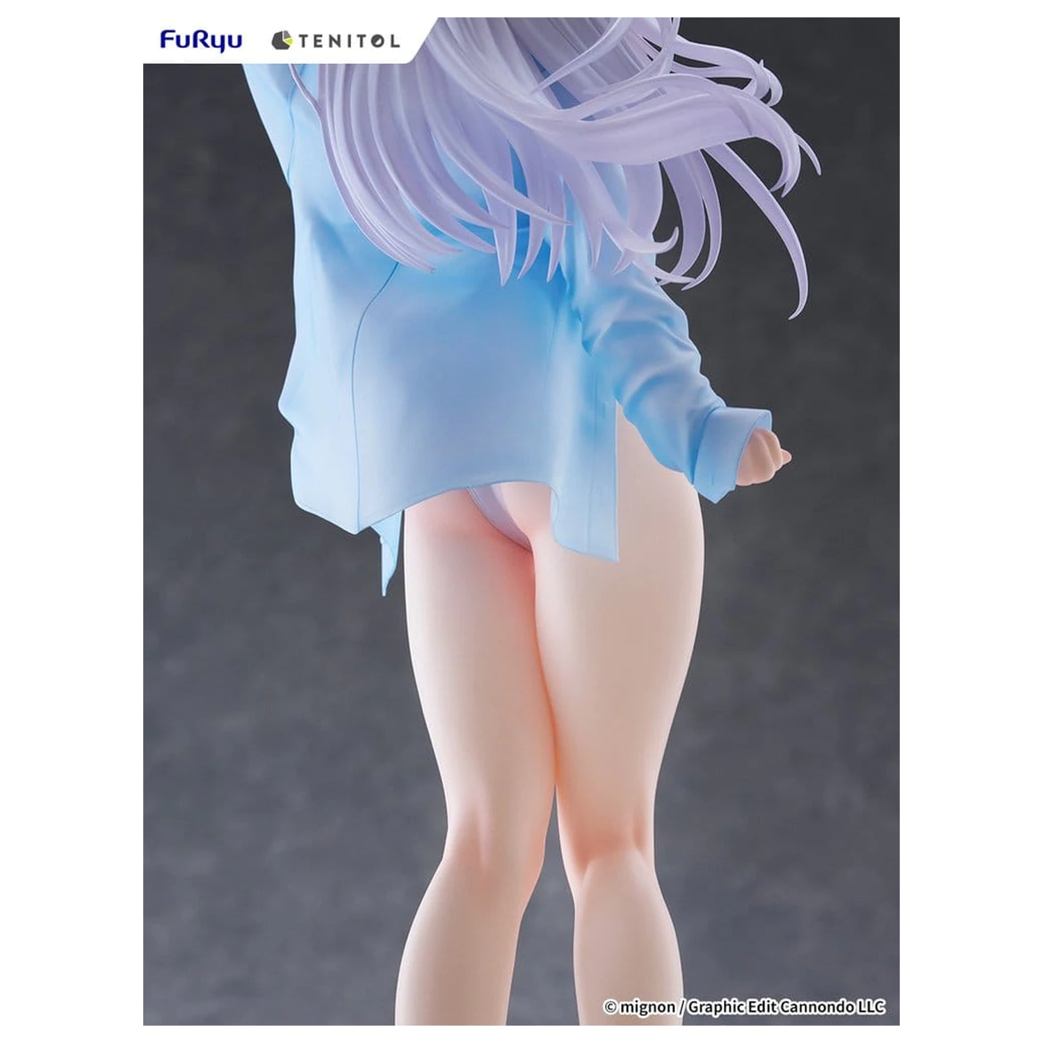 Mignon Works Tenitol Tall Shiro Swimsuit Ver. PVC figura 30 cm termékfotó