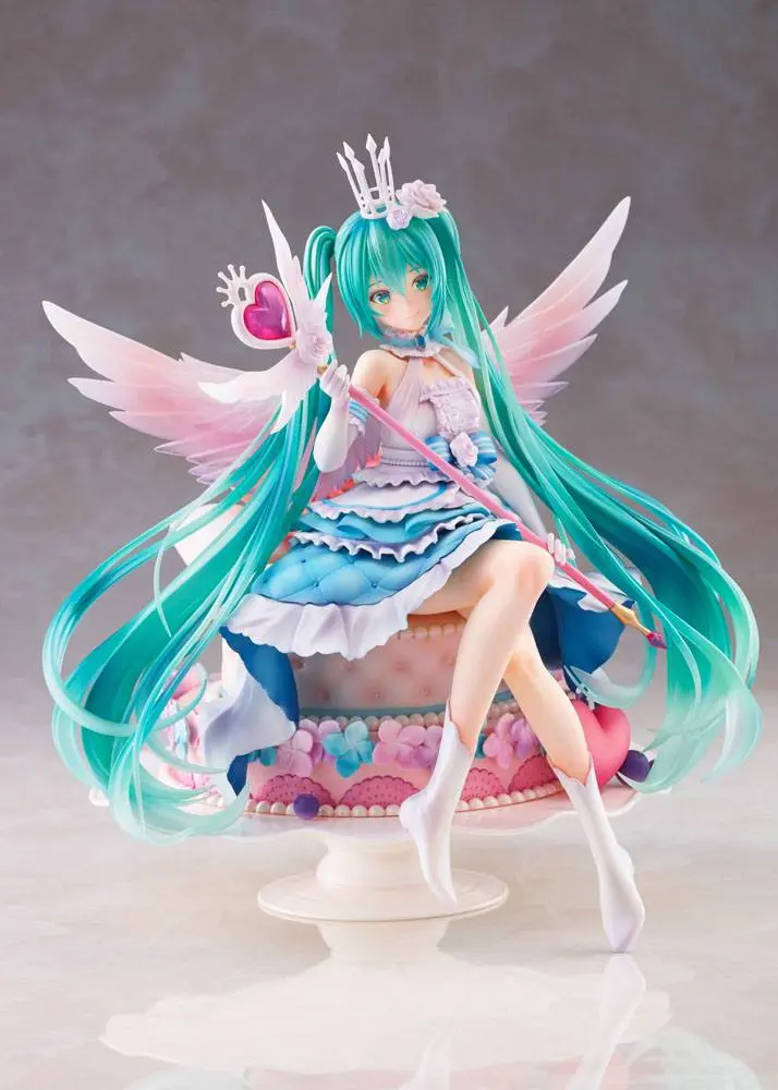 Miku Hatsune 1/7 Miku Hatsune Birthday 2020 Sweet Angel Ver. PVC szobor figura 22 cm termékfotó