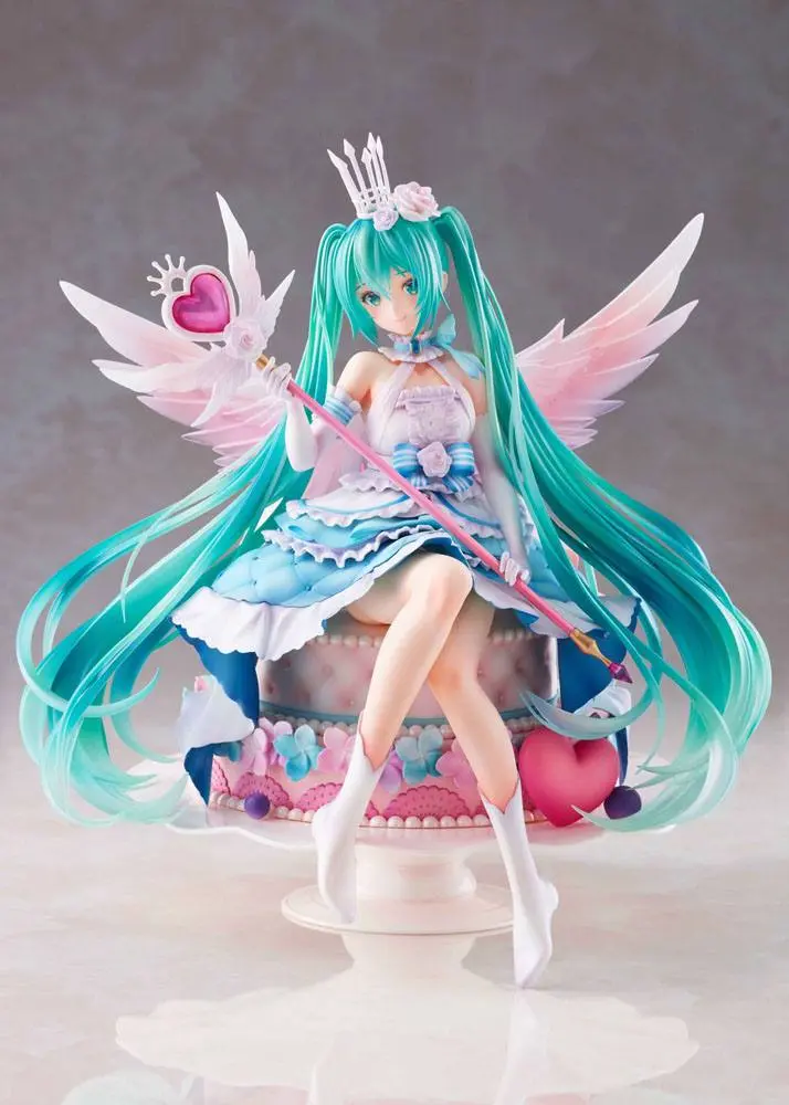 Miku Hatsune 1/7 Miku Hatsune Birthday 2020 Sweet Angel Ver. PVC szobor figura 22 cm termékfotó