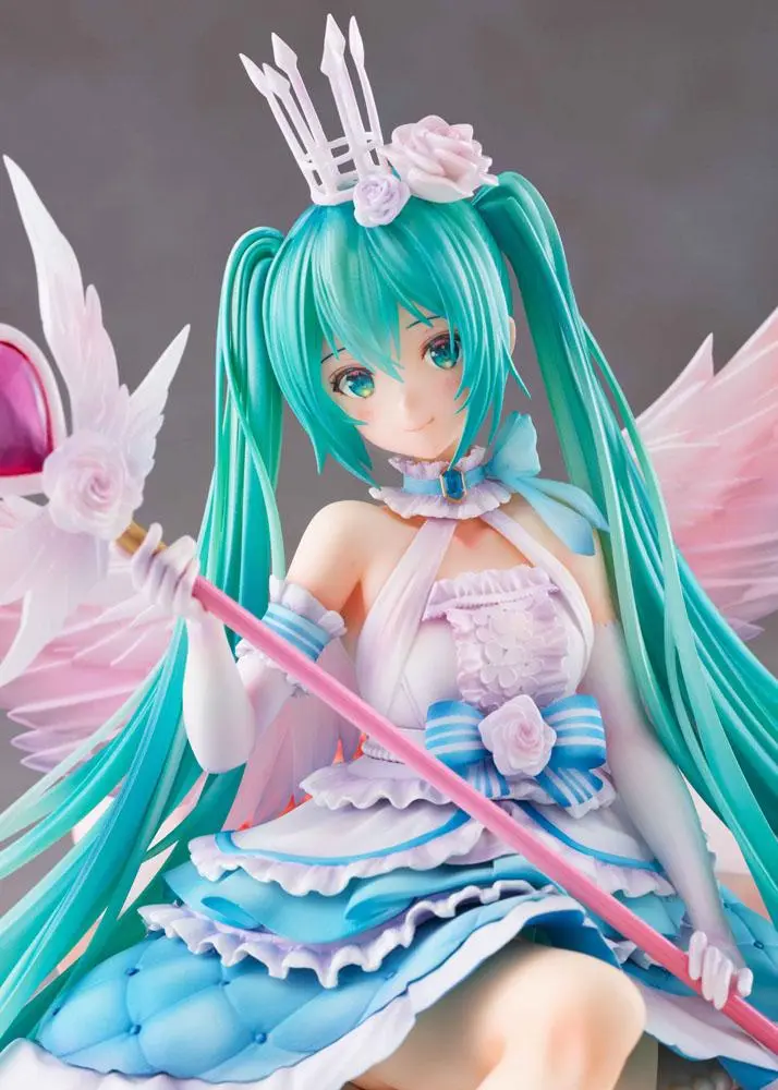 Miku Hatsune 1/7 Miku Hatsune Birthday 2020 Sweet Angel Ver. PVC szobor figura 22 cm termékfotó