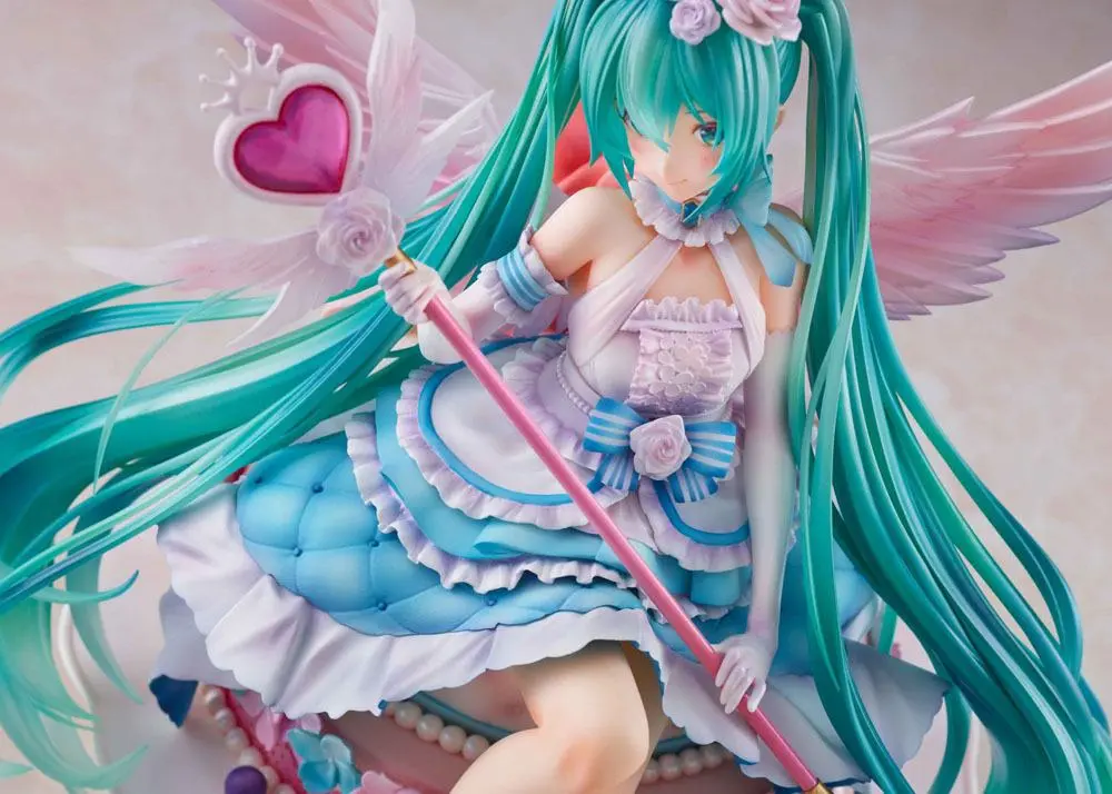 Miku Hatsune 1/7 Miku Hatsune Birthday 2020 Sweet Angel Ver. PVC szobor figura 22 cm termékfotó