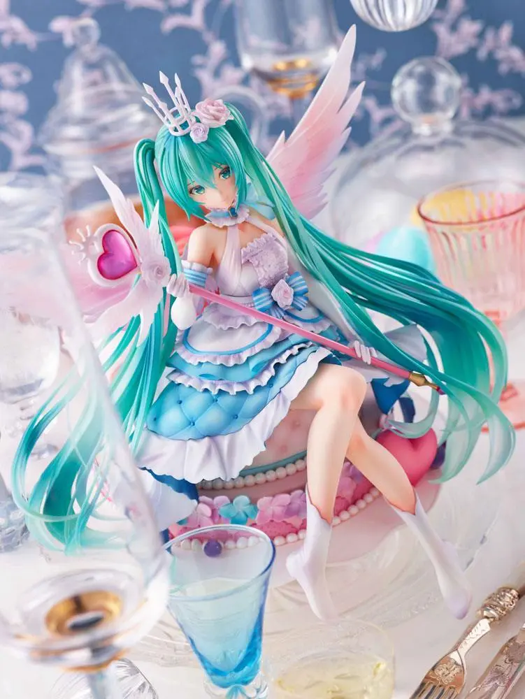 Miku Hatsune 1/7 Miku Hatsune Birthday 2020 Sweet Angel Ver. PVC szobor figura 22 cm termékfotó