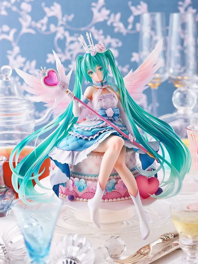 Miku Hatsune 1/7 Miku Hatsune Birthday 2020 Sweet Angel Ver. PVC szobor figura 22 cm termékfotó