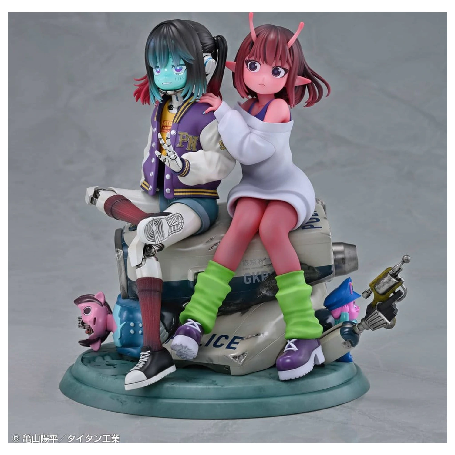 Milky Subway The Galactic Limited Express 2 db-os PVC figura csomag Chiharu & Makina 18 cm termékfotó