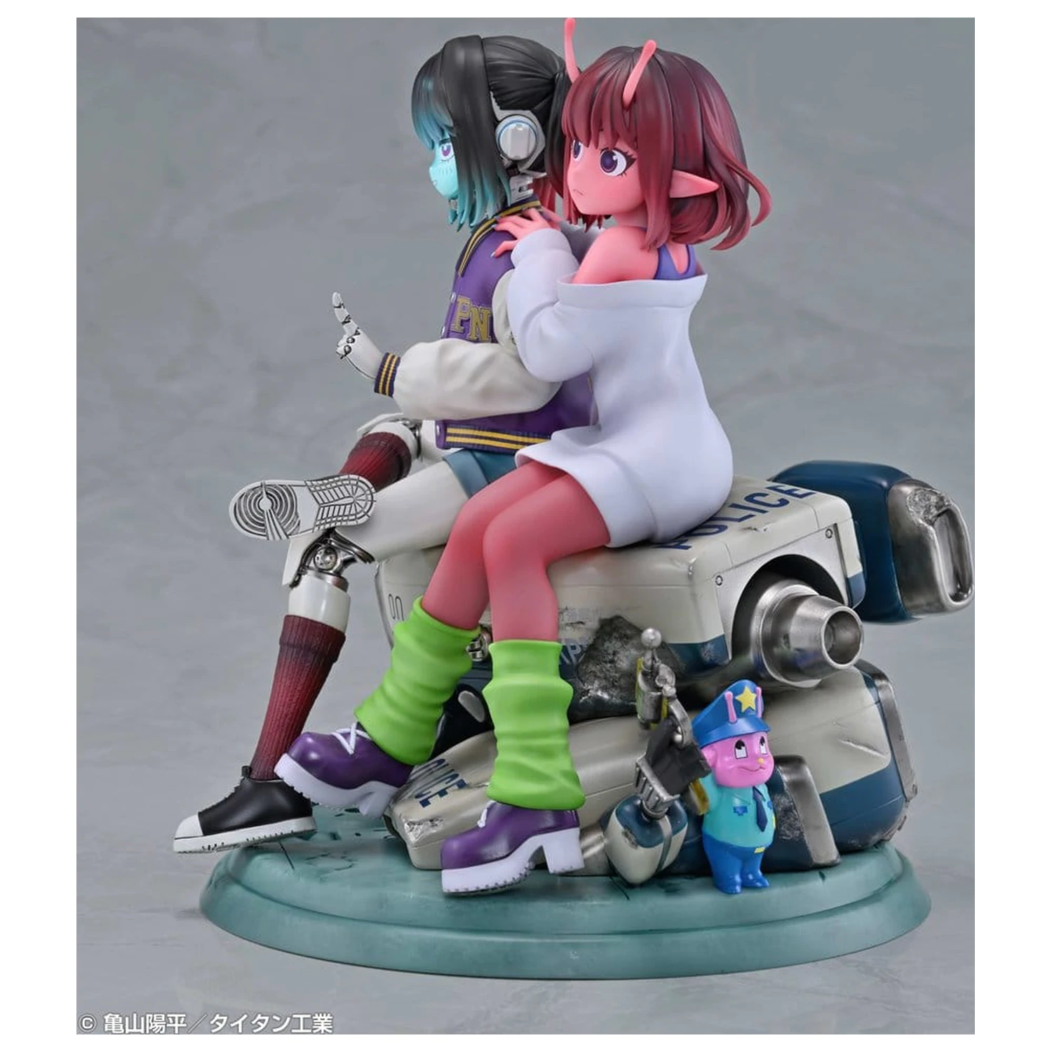 Milky Subway The Galactic Limited Express 2 db-os PVC figura csomag Chiharu & Makina 18 cm termékfotó