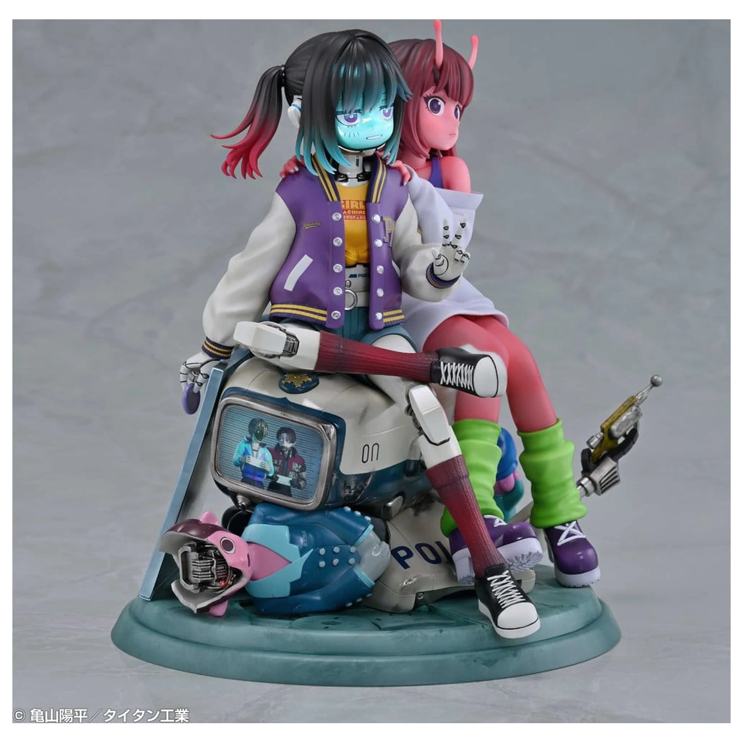 Milky Subway The Galactic Limited Express 2 db-os PVC figura csomag Chiharu & Makina 18 cm termékfotó