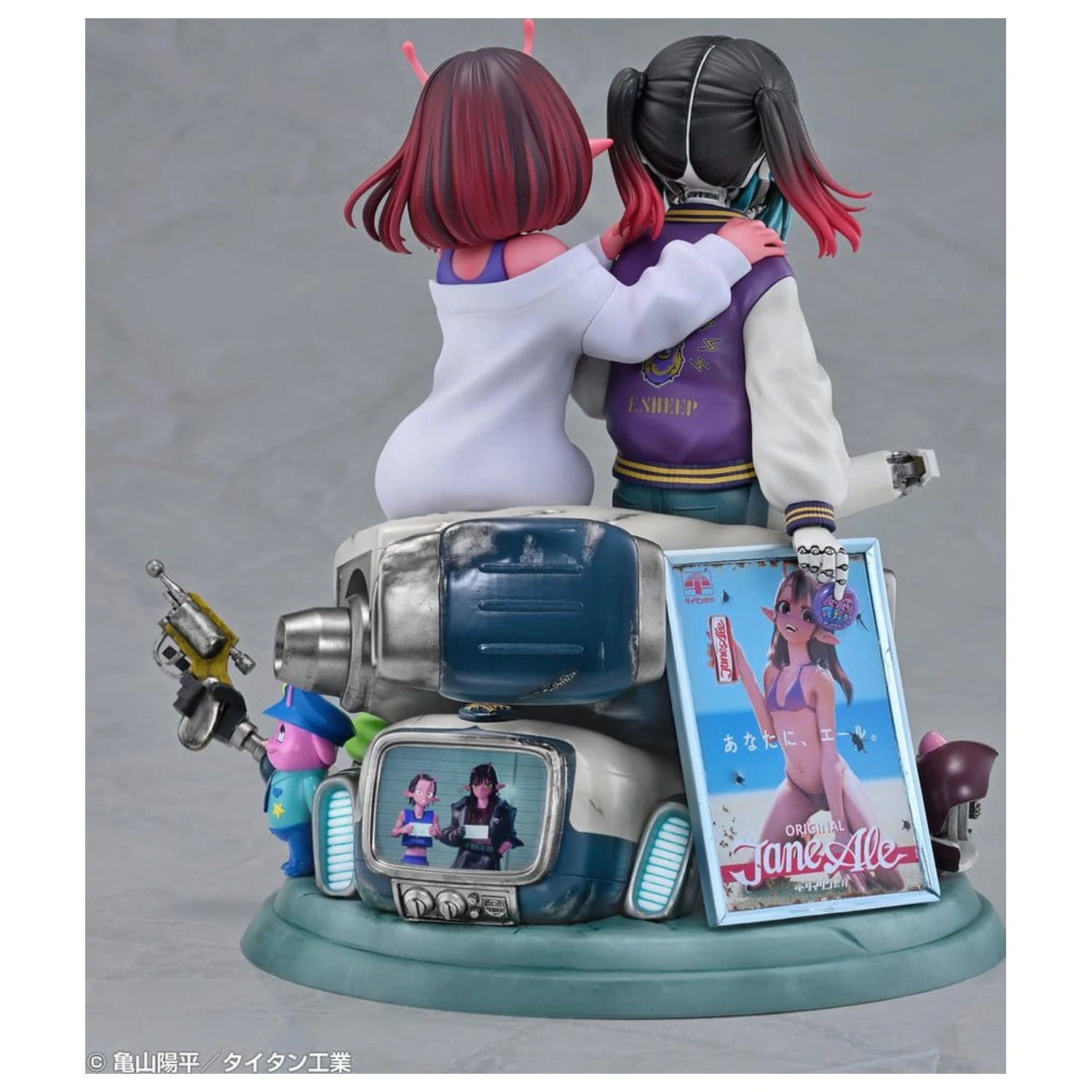 Milky Subway The Galactic Limited Express 2 db-os PVC figura csomag Chiharu & Makina 18 cm termékfotó