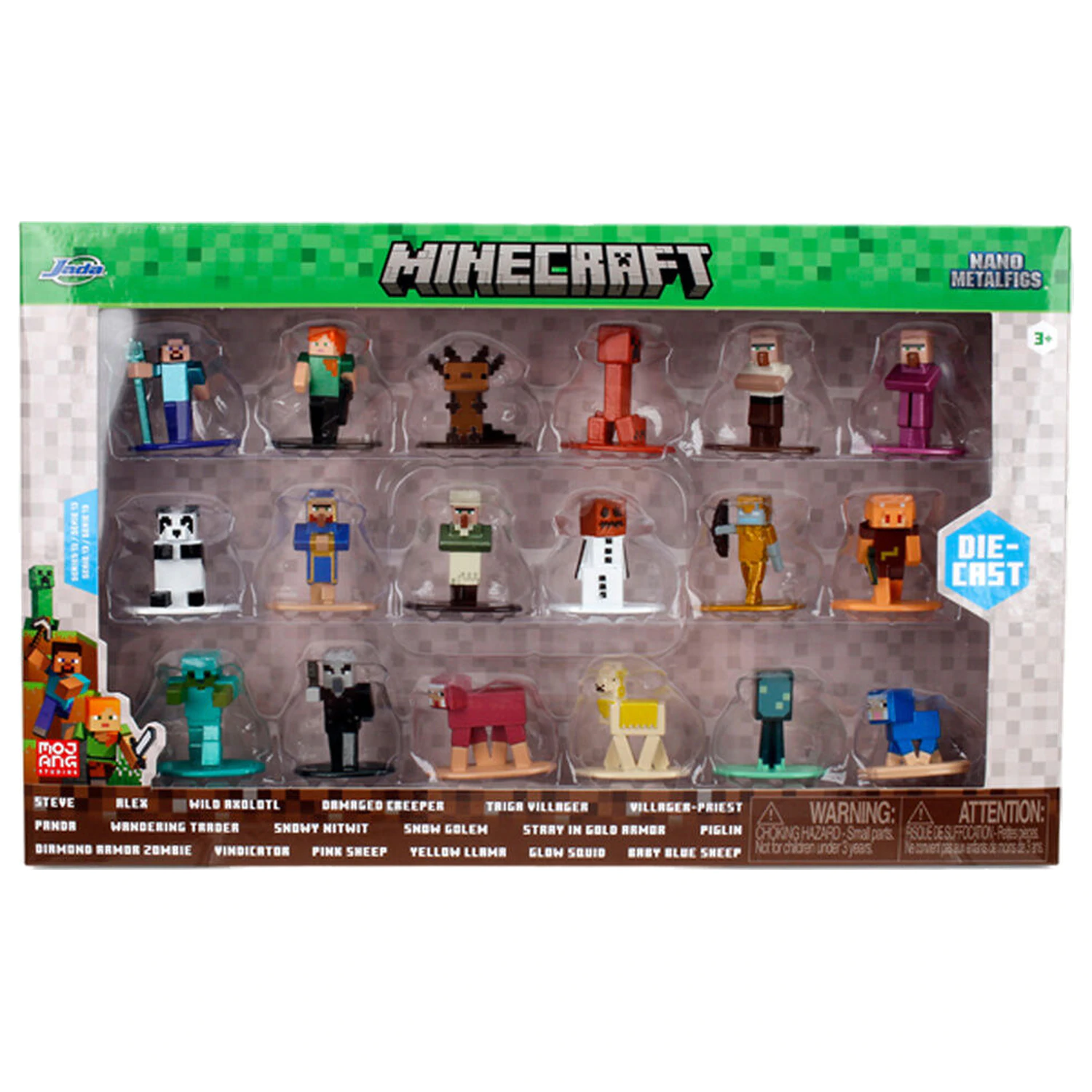 Minecraft 18 db-is figura csomag 4cm termékfotó