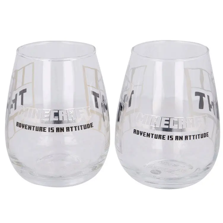 Minecraft 2db-os üvegpohár bögre 510ml termékfotó