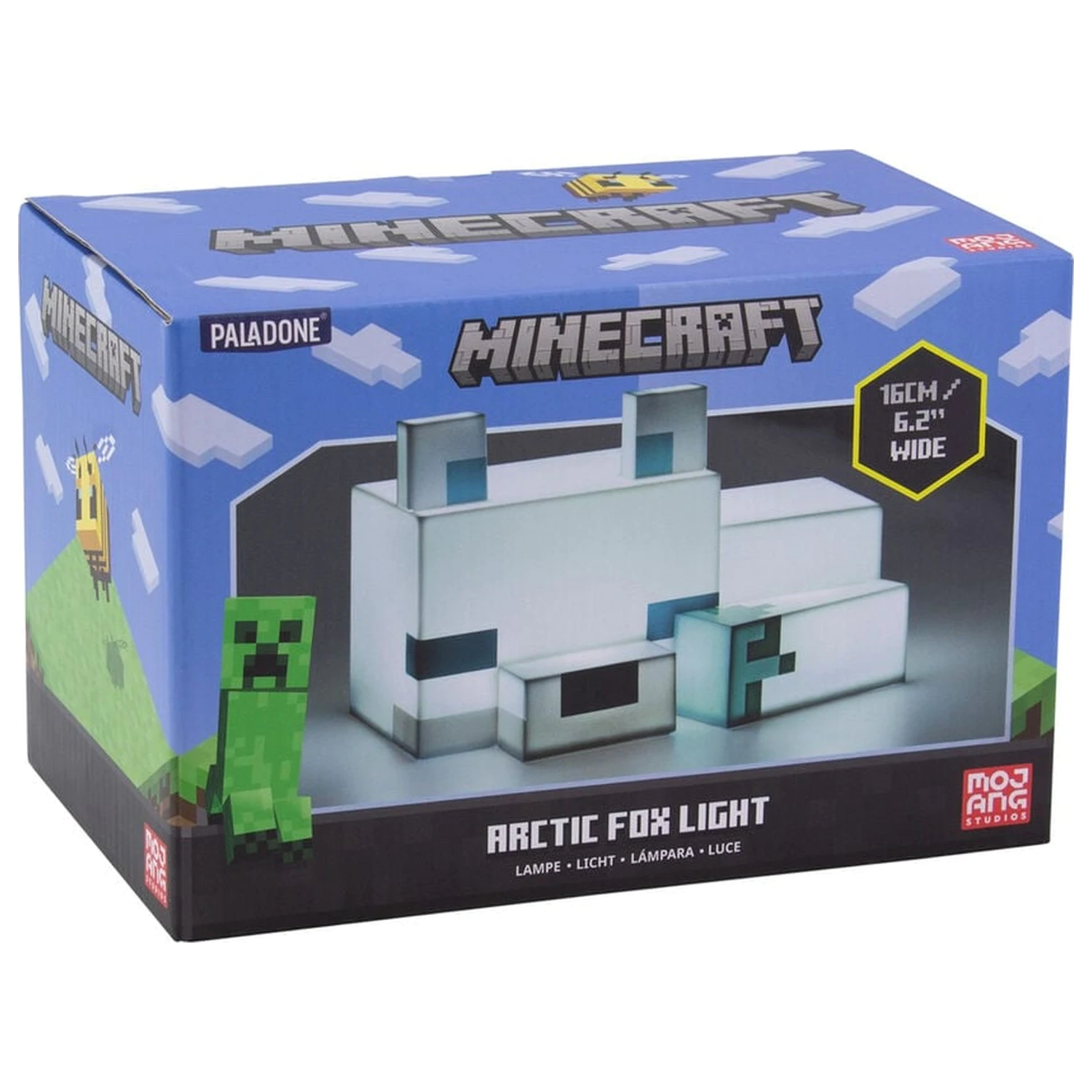 Minecraft 3D Arctic Fox Night lámpa termékfotó
