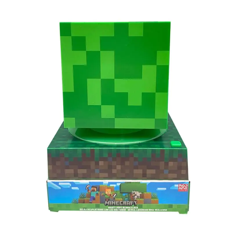 Minecraft 3D lámpás ébresztőóra termékfotó