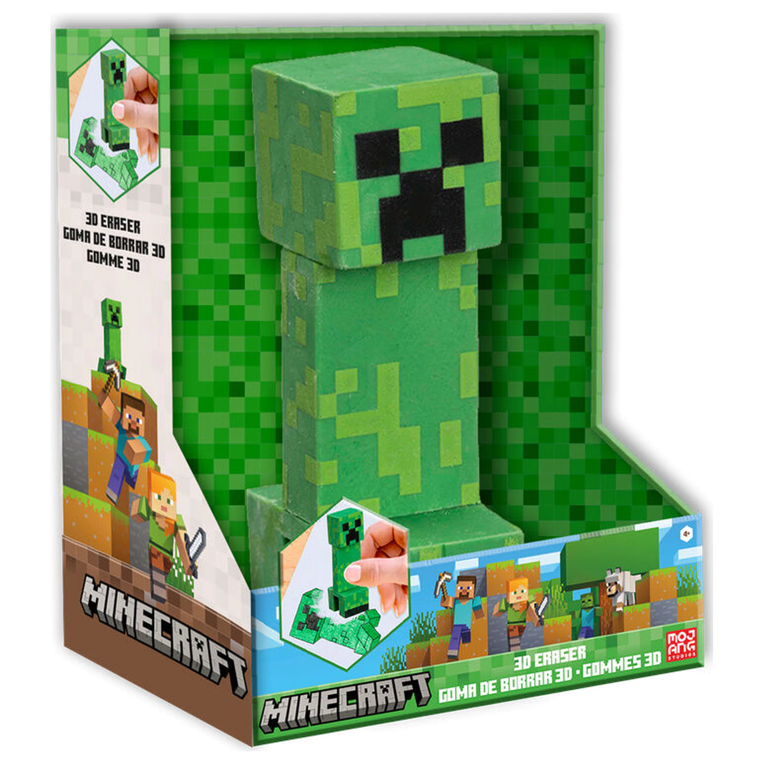 Minecraft 3D radír termékfotó