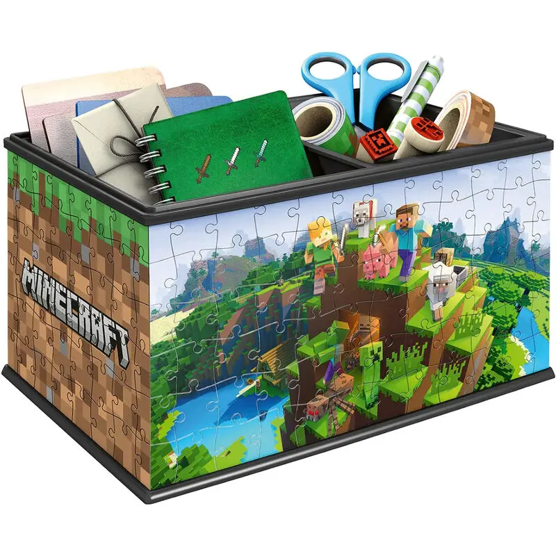 Minecraft 3D tárolódoboz puzzle 216db-os termékfotó