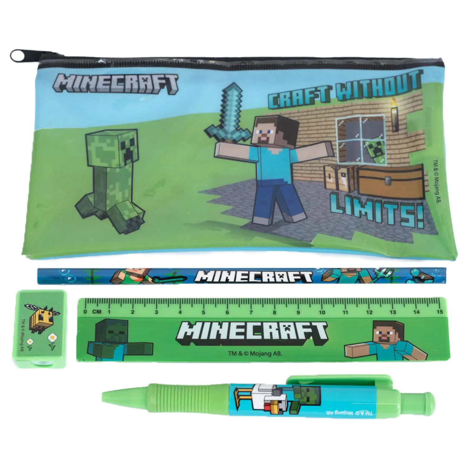 Minecraft A4 Bumper 12-db-os írószer csomag termékfotó