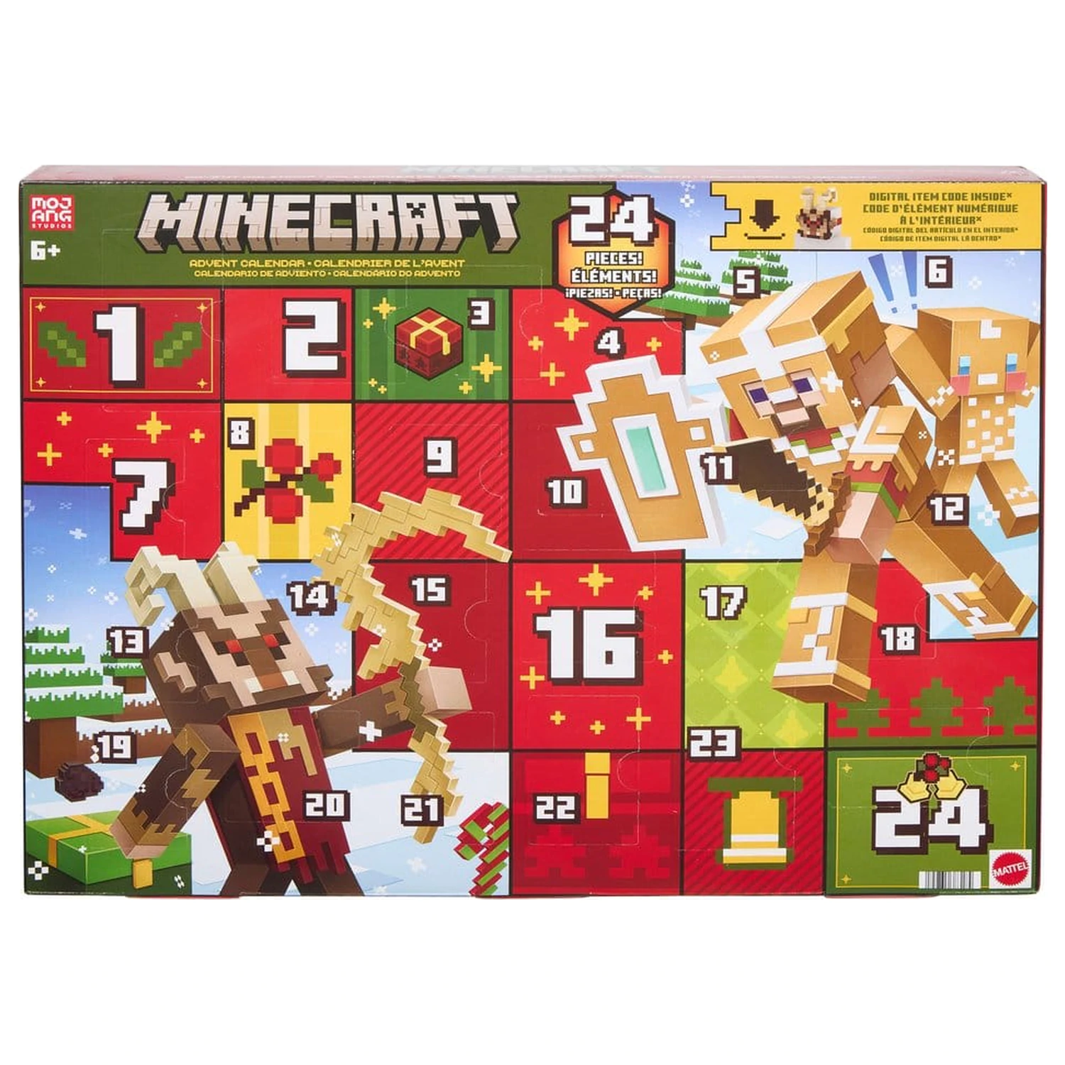 Minecraft adventi kalendárium termékfotó