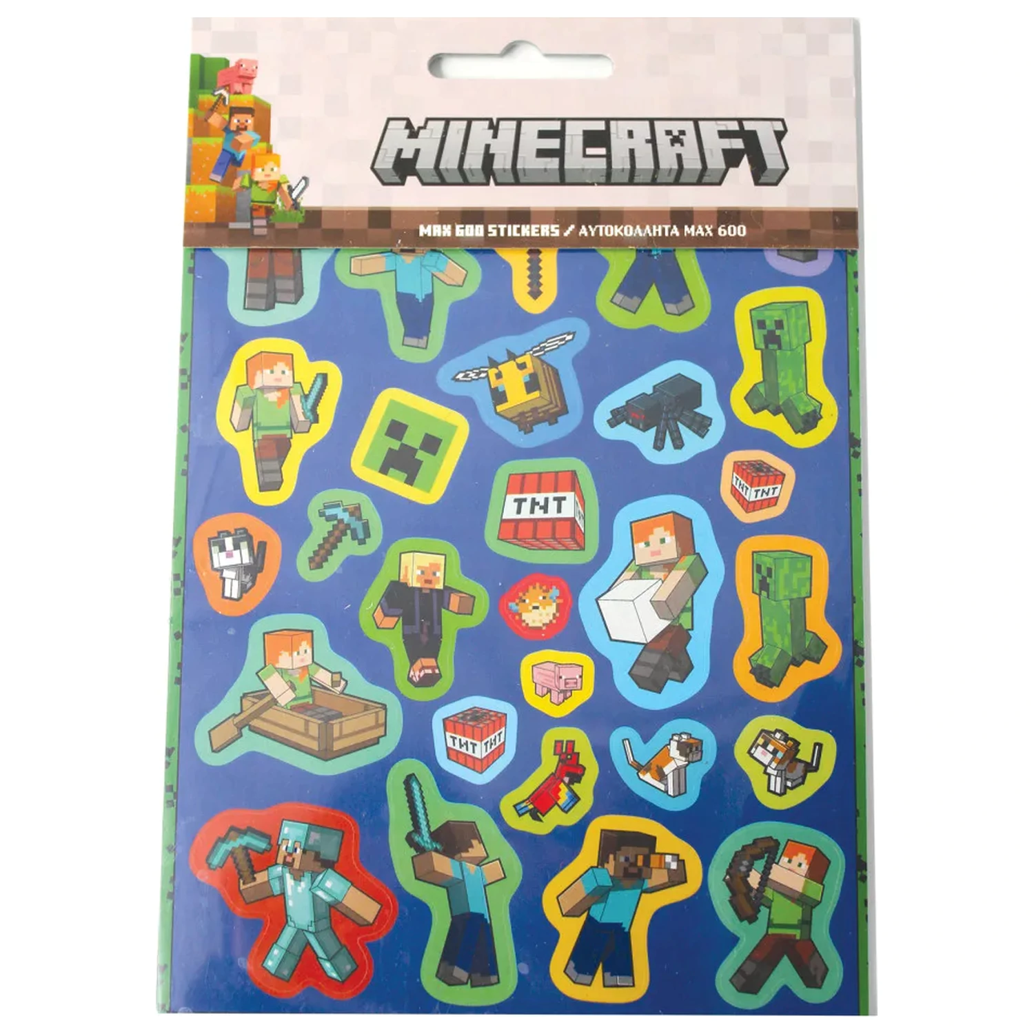 Minecraft Adventures 600 darabos matrica szett termékfotó