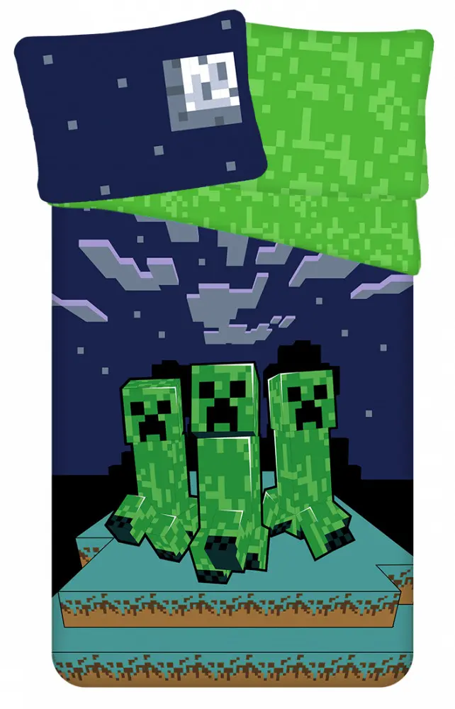 Minecraft ágyneműhuzat 140×200cm, 70×90 cm termékfotó