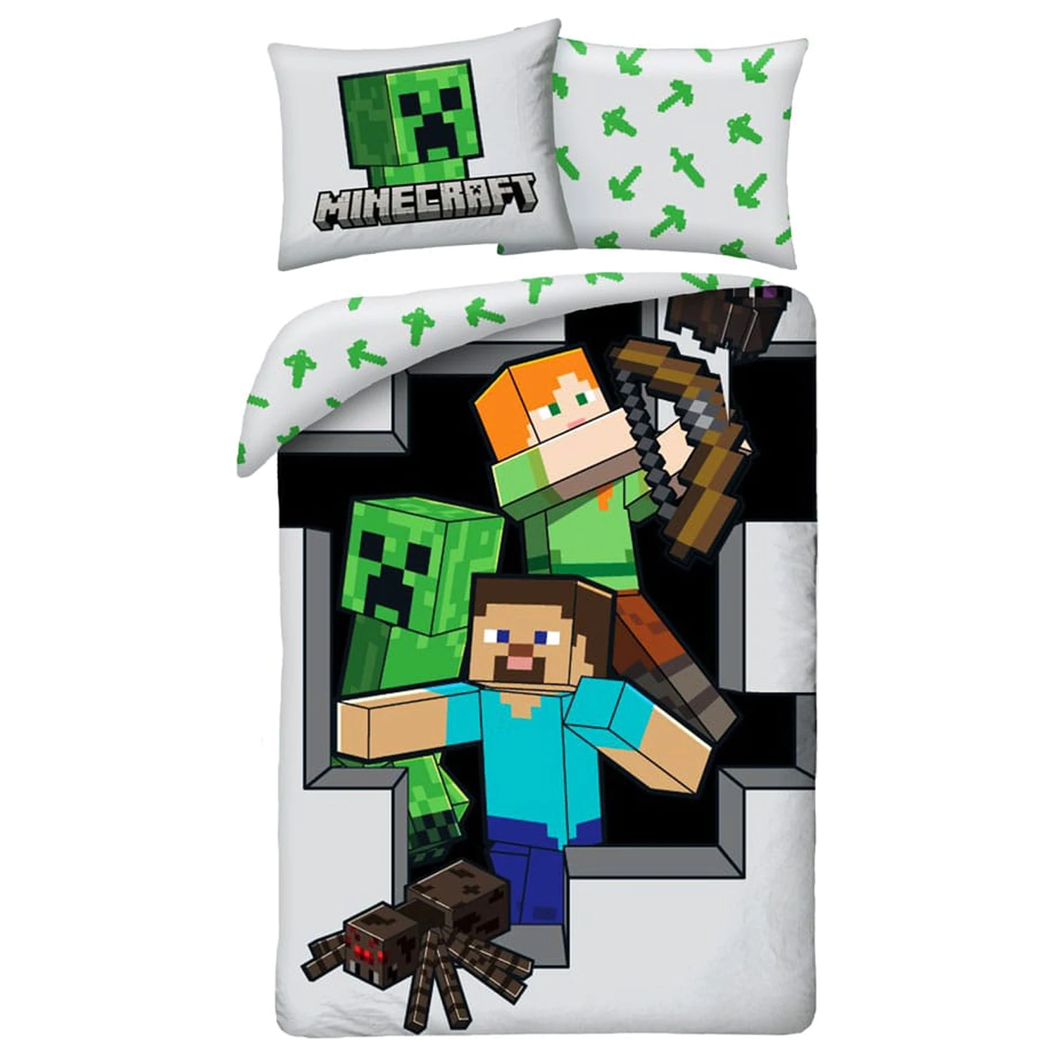 Minecraft ágyneműhuzat Ver. 8 140 x 200 cm / 70 x 90 cm  termékfotó