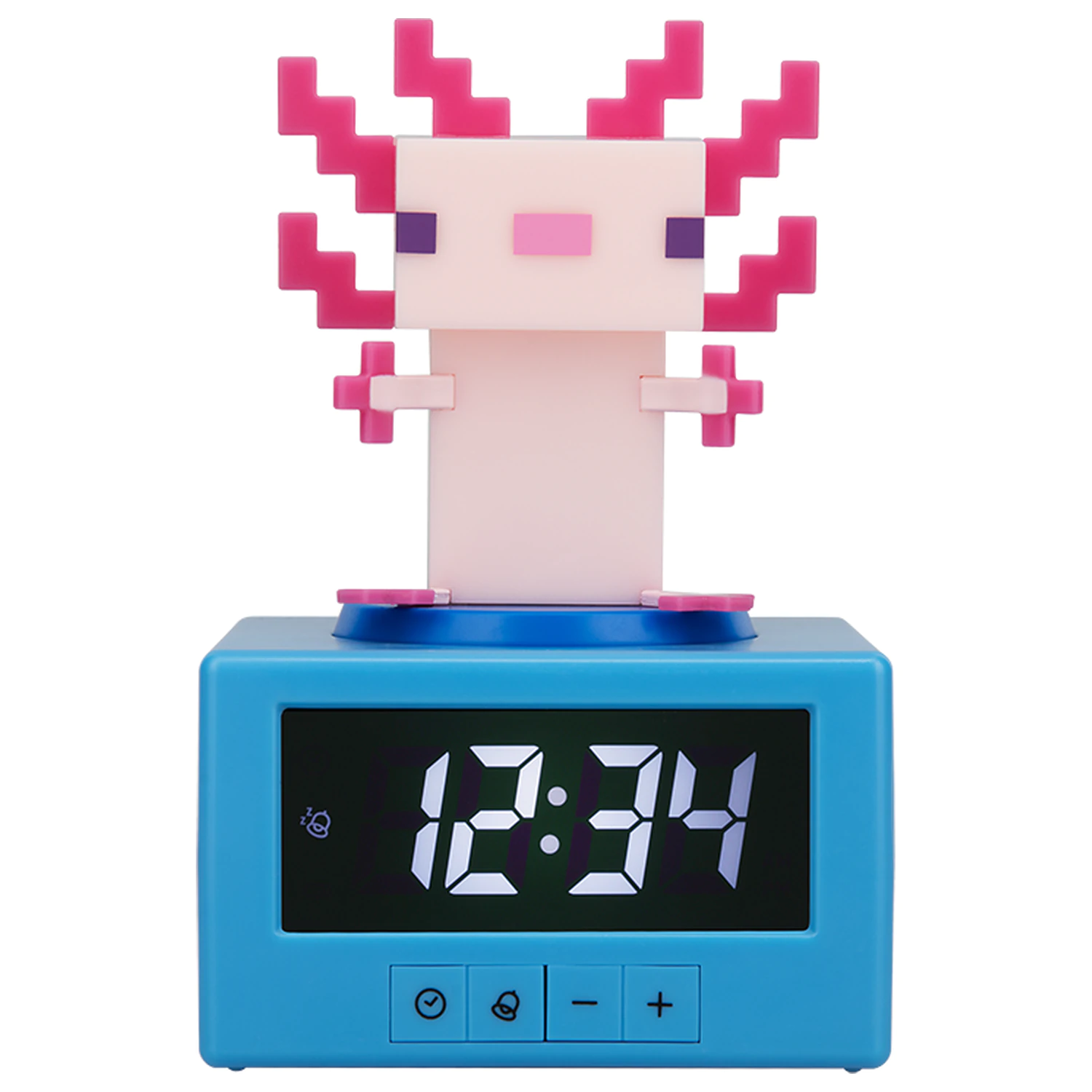 Minecraft Axolotl Icon lámpa ébresztőóra 12cm termékfotó