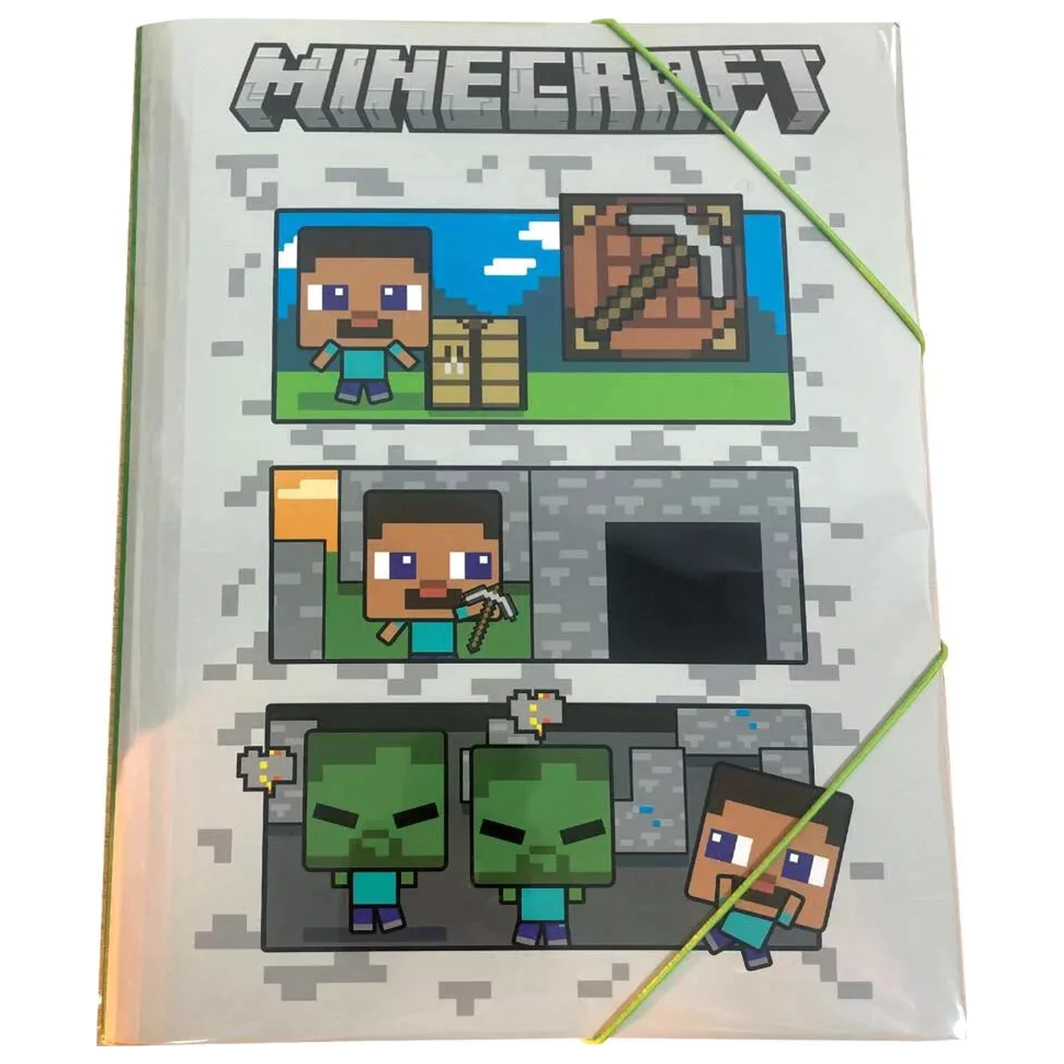 Minecraft Block World A/4 gumis mappa termékfotó