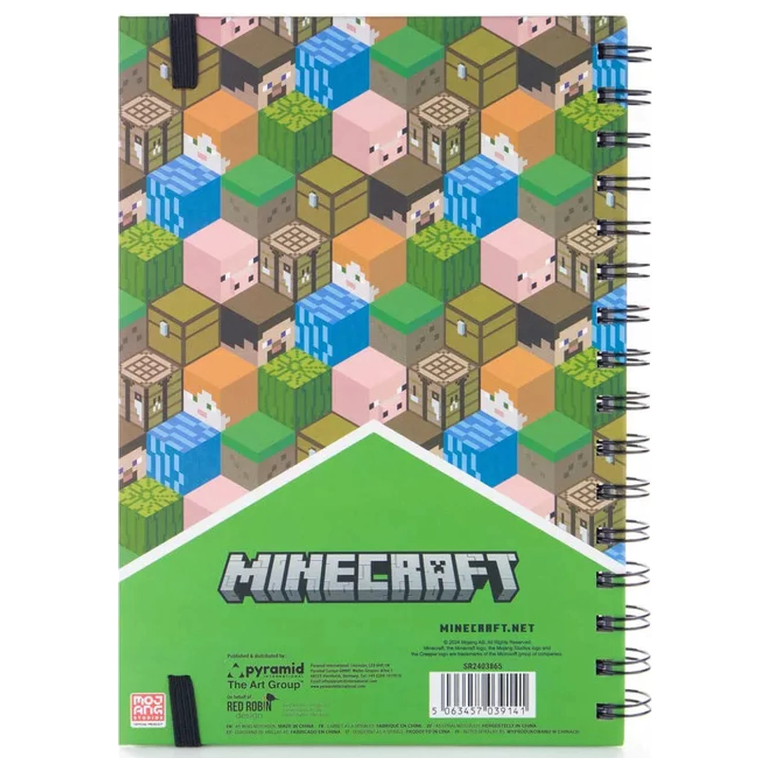 Minecraft Blocks A/5 vonalas spirál füzet termékfotó