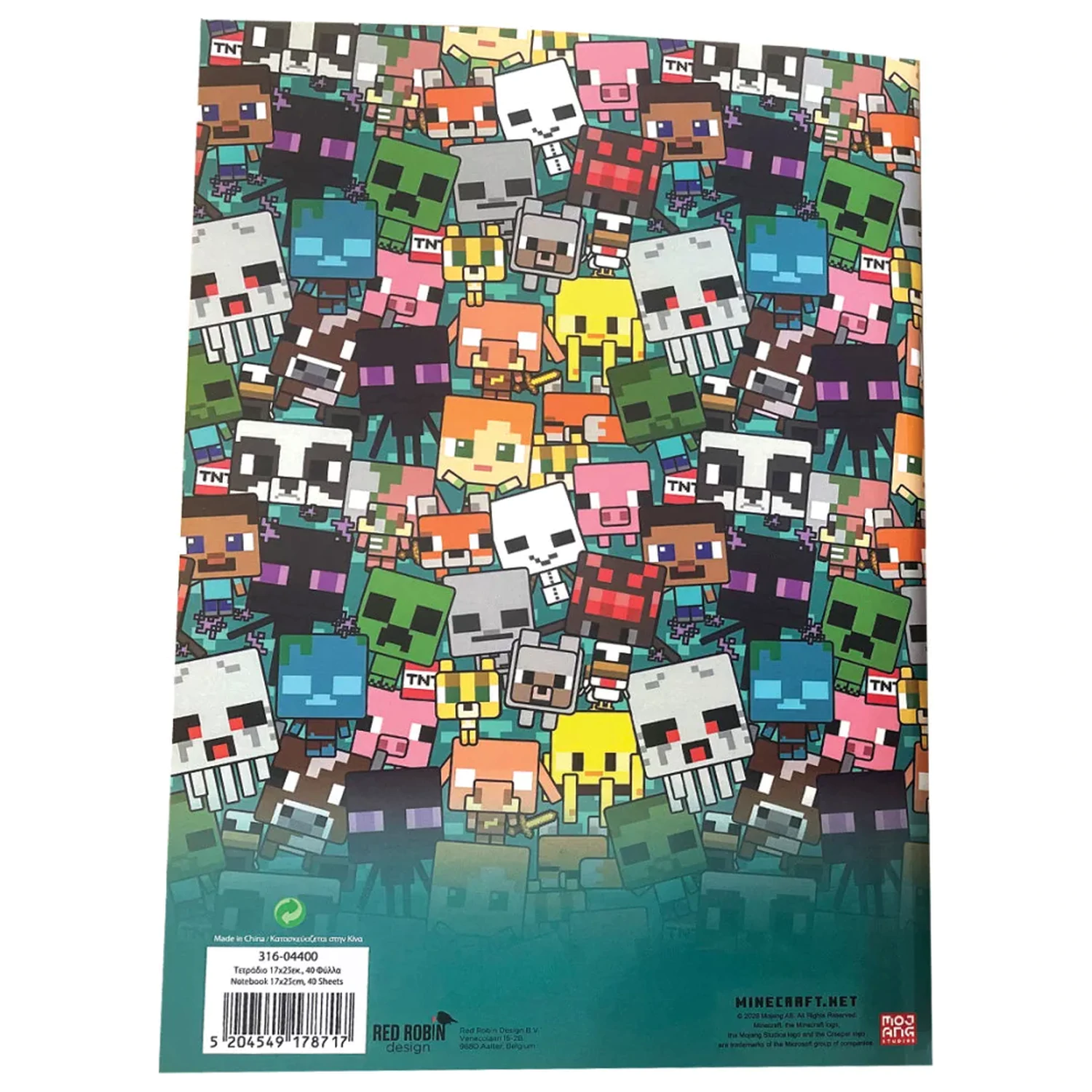 Minecraft Boom B/5 vonalas füzet 40 lapos termékfotó