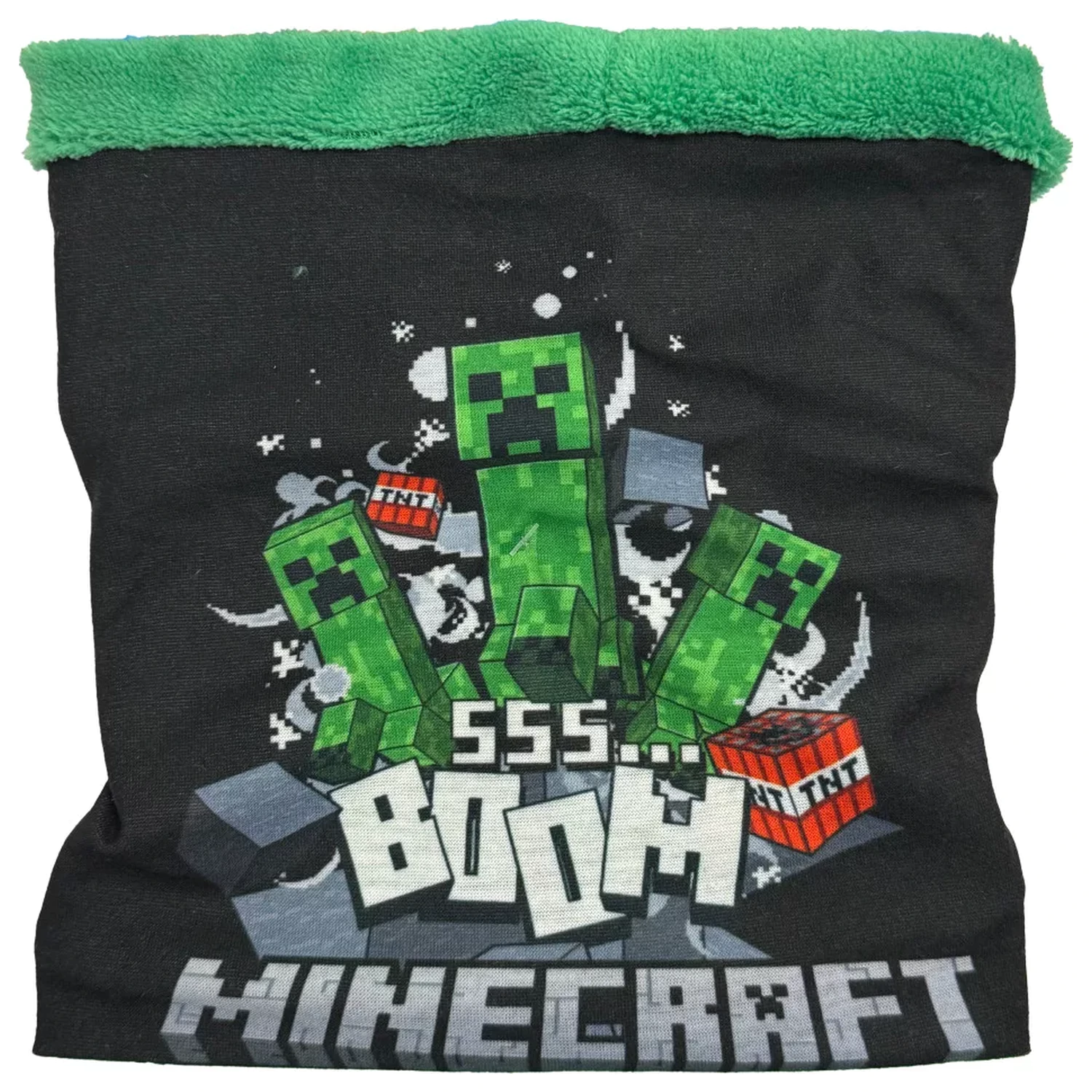 Minecraft Boom sherpa gyerek sál, snood termékfotó