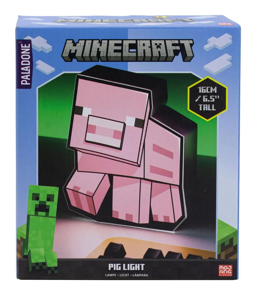 Minecraft Box Pig lámpa 16 cm termékfotó