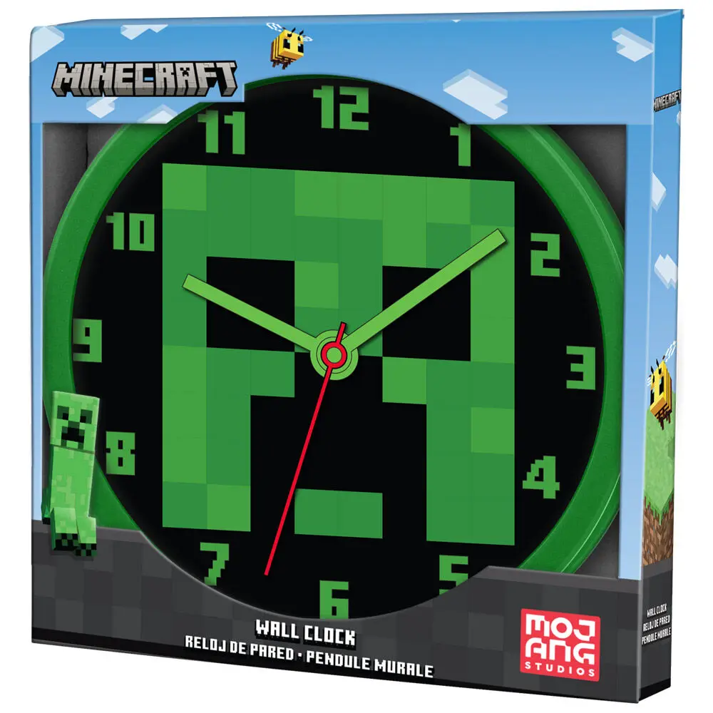 Minecraft Bros wall clock termékfotó