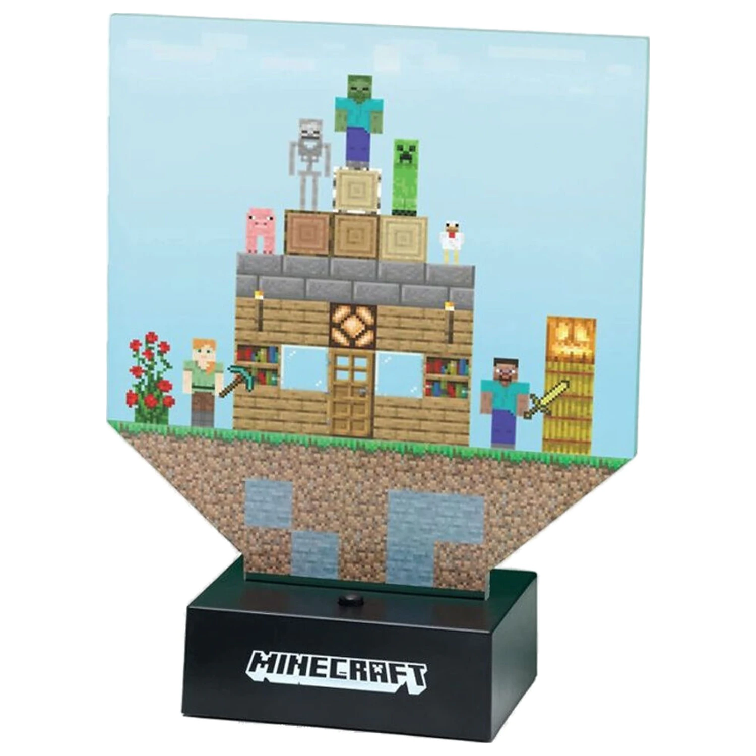 Minecraft Build a Level lámpa termékfotó