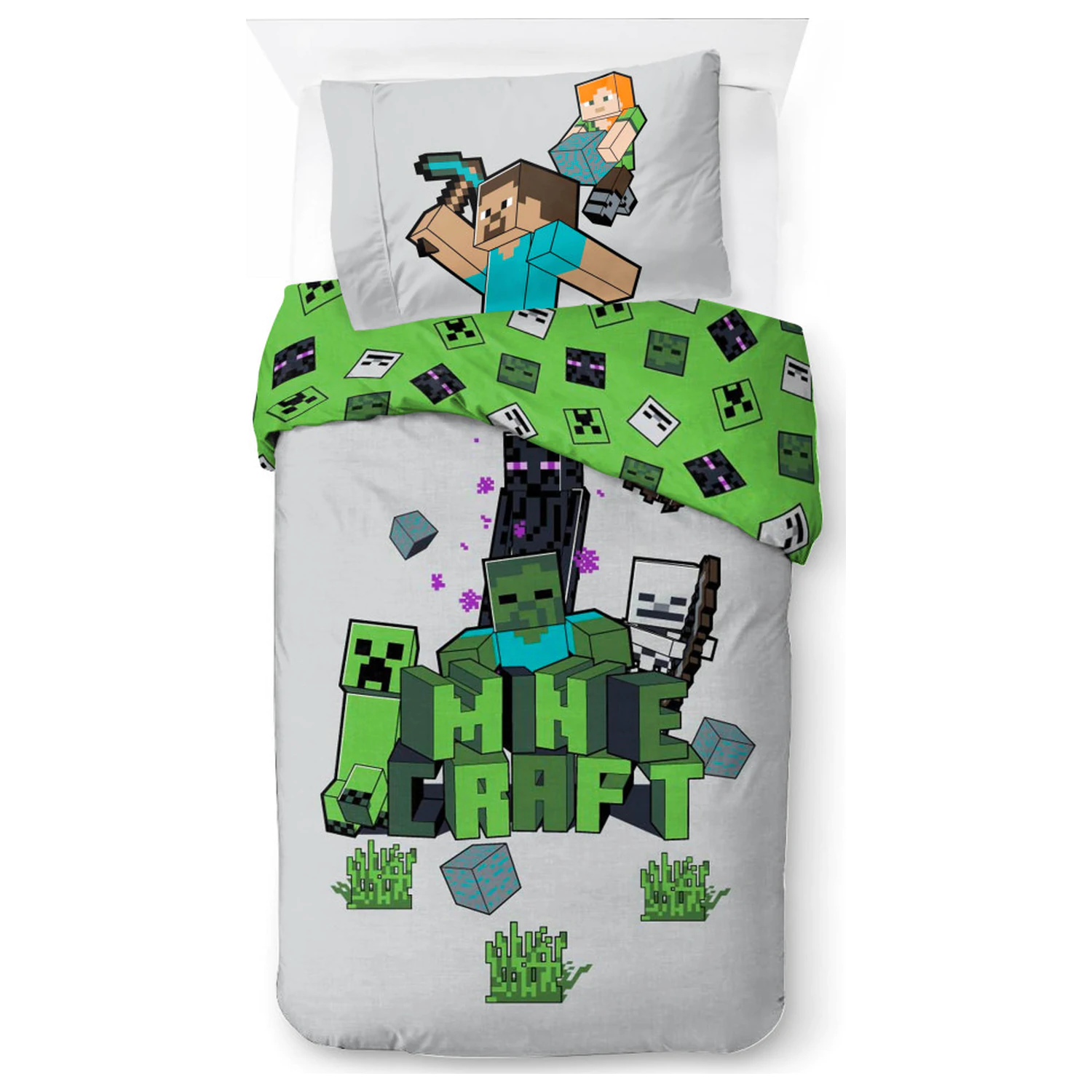 Minecraft Build and Explore ágyneműhuzat  termékfotó