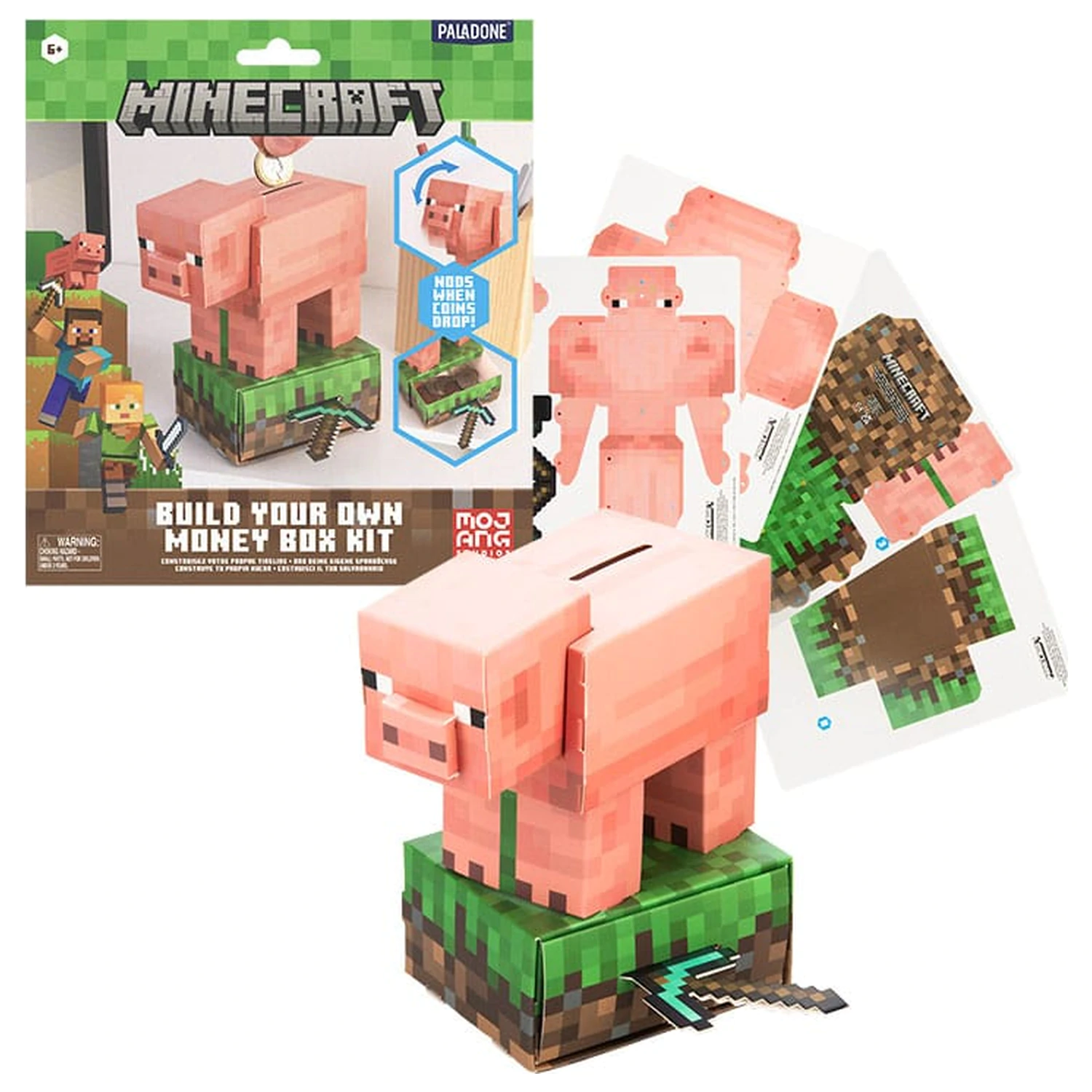 Minecraft Build Your Own Treasure Schwein persely  termékfotó