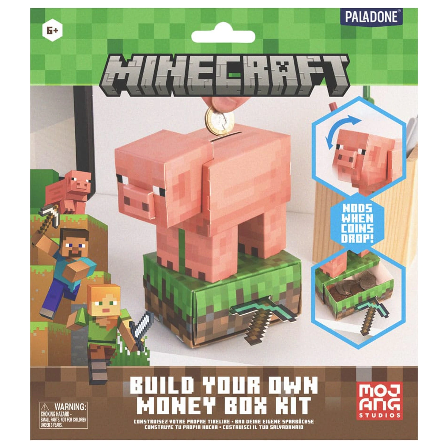 Minecraft Build Your Own Treasure Schwein persely  termékfotó