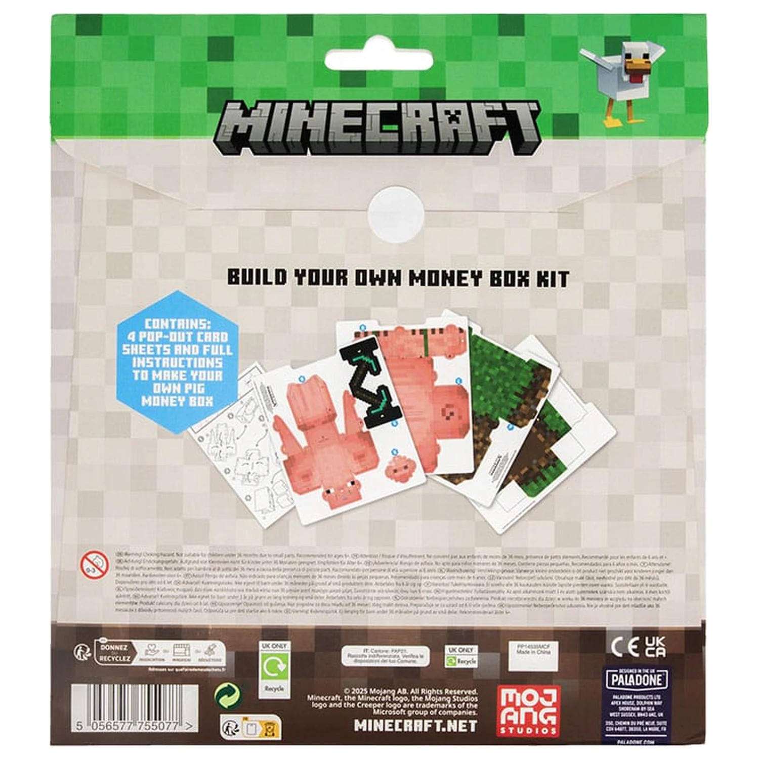 Minecraft Build Your Own Treasure Schwein persely  termékfotó