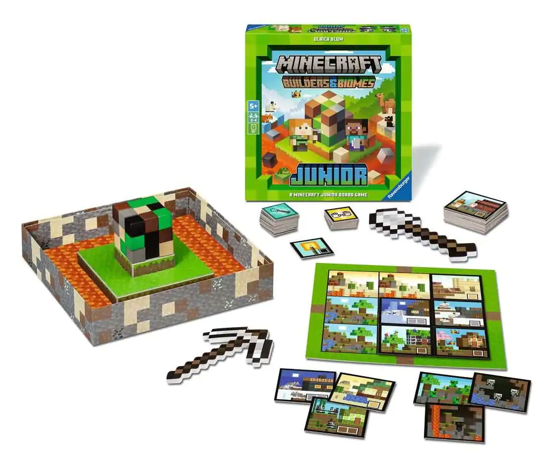 Minecraft Builders & Biomes Junior társasjáték termékfotó