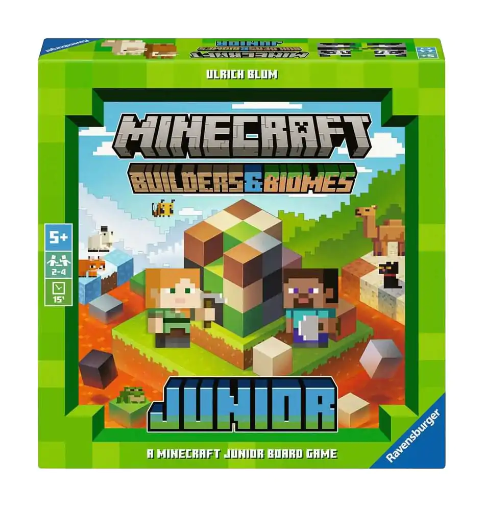 Minecraft Builders & Biomes Junior társasjáték termékfotó