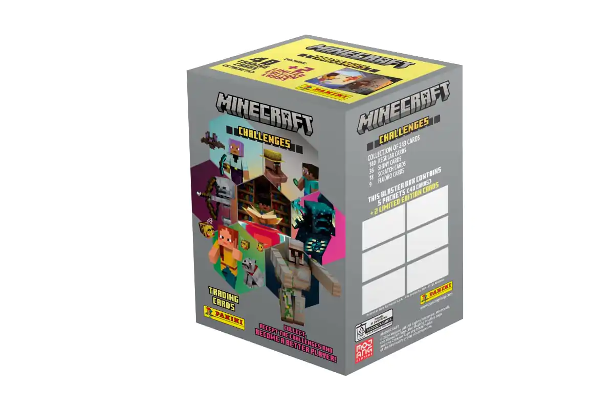 Minecraft - Challenges Blaster Box kártyacsomag német nyelvű termékfotó