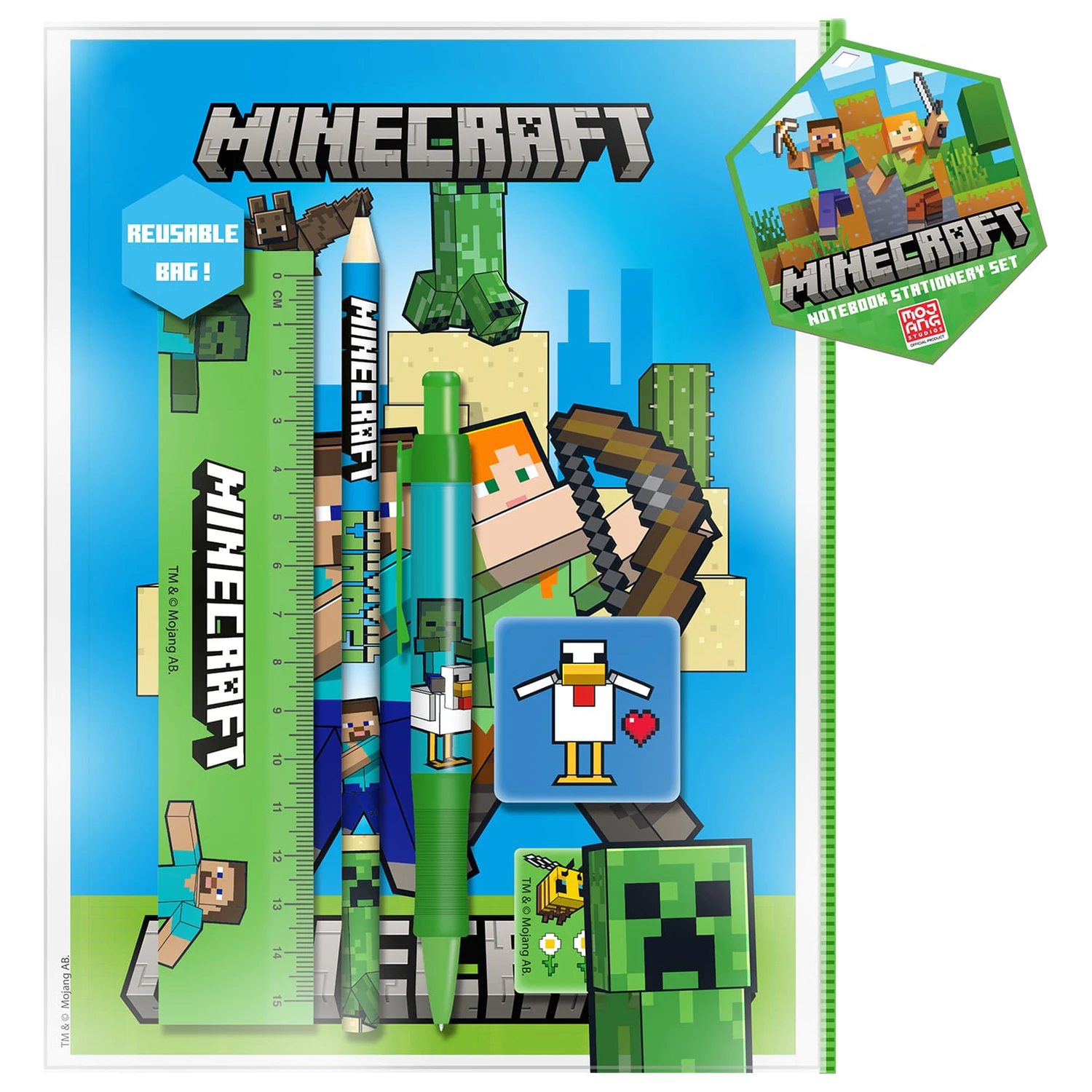 Minecraft Characters A5 írószer csomag termékfotó