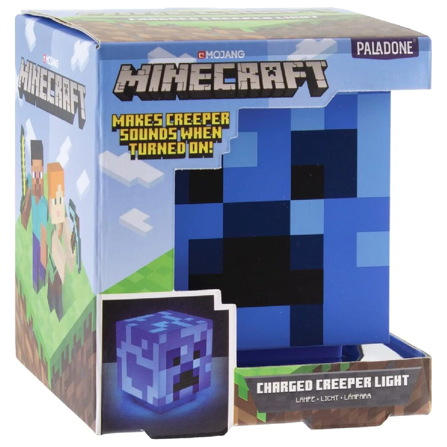 Minecraft Charged Creeper 3D lámpa hanggal termékfotó