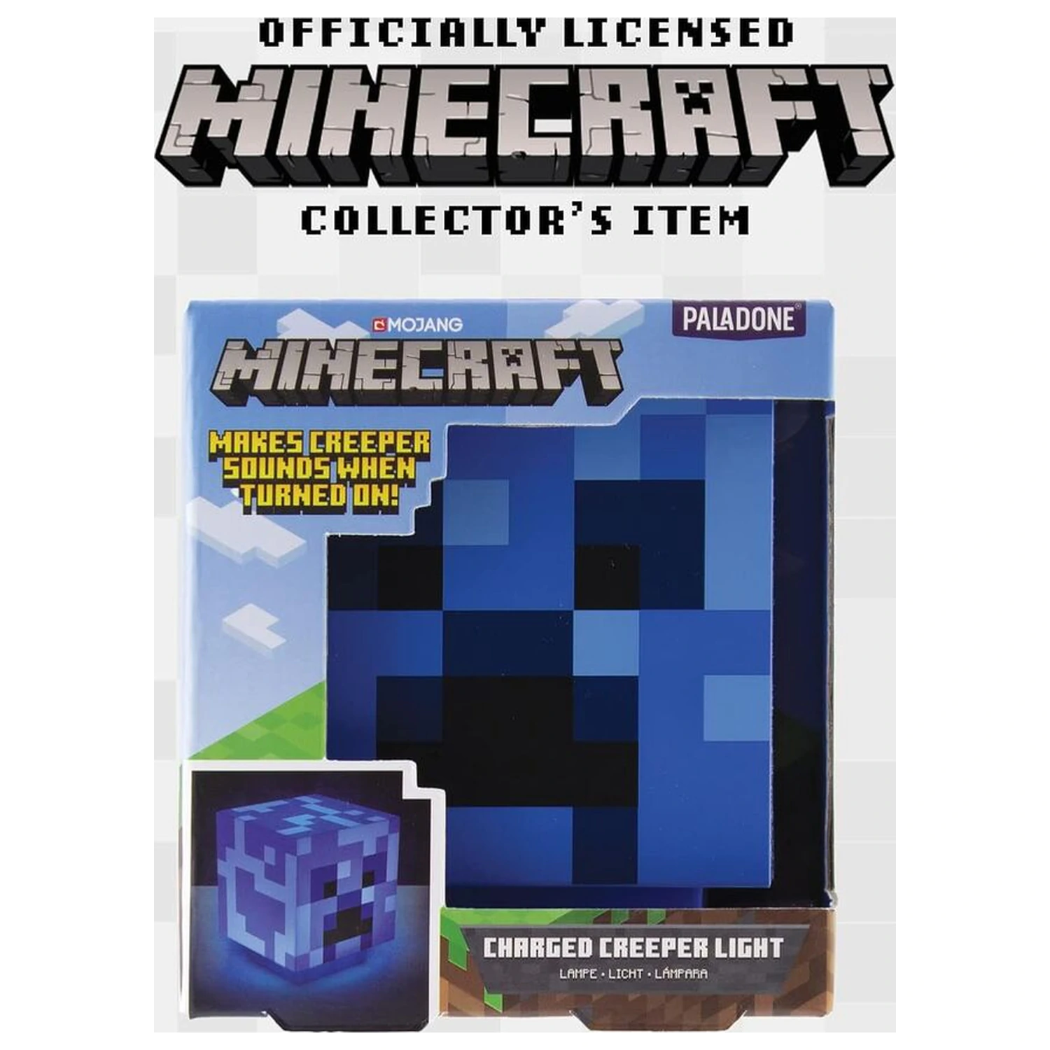 Minecraft Charged Creeper 3D lámpa hanggal termékfotó