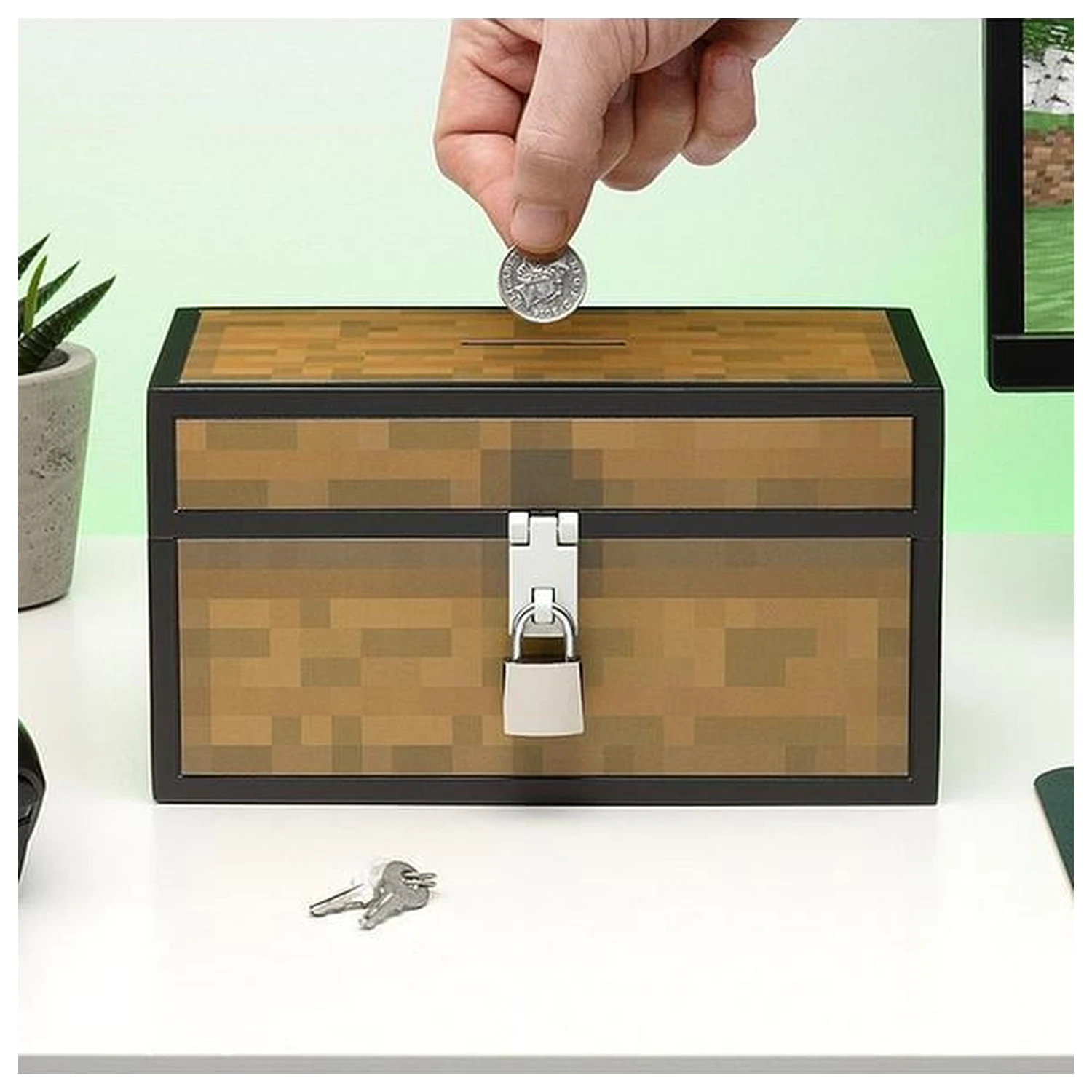 Minecraft Chest persely 12 cm termékfotó