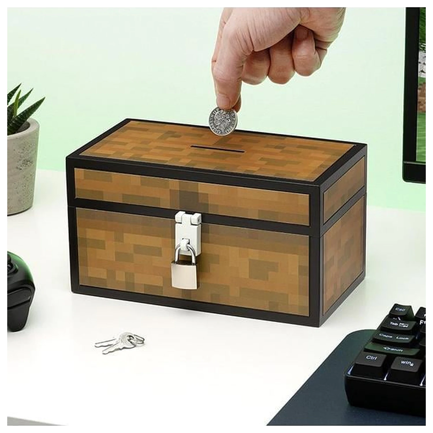 Minecraft Chest persely 12 cm termékfotó