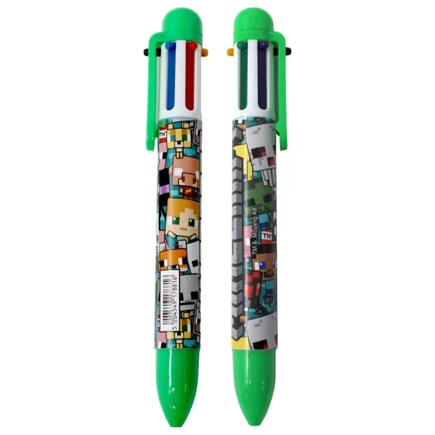 Minecraft Chibi 6 színű toll termékfotó