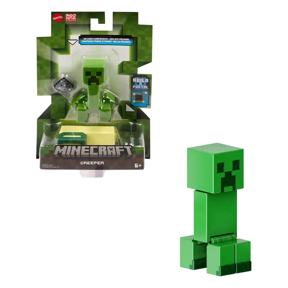 Minecraft Craft-A-Block Creeper akciófigura 8 cm termékfotó
